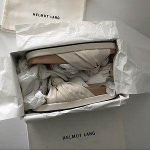 NIB Helmut Lang Knotted Platform Sandal
